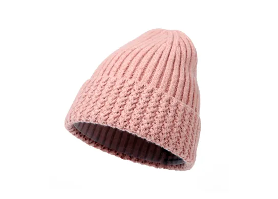 pink alpaca beanie